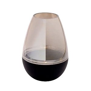 Vaso de Vidro Formas 2 Cores 24X16cm