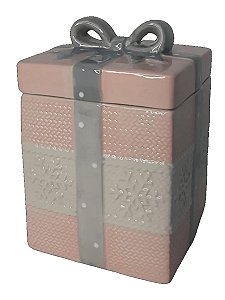 Pote com Tampa Hermetico Romantic 14X9,5X9,5cm