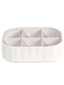 Organizador Plástico com Divisória 15X11X4,4cm Momo