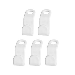 Cabide Gancho Extensor Conector de Roupas 2x5cm Kit 5 Pçs