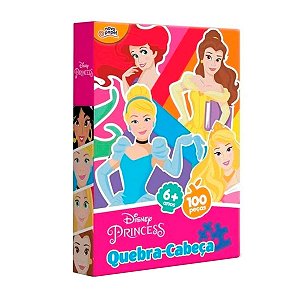 Quebra Cabeça Princesas 100 Peças