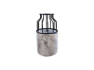 Vaso Decorativo em Cerâmica - 18,5 X 10cm