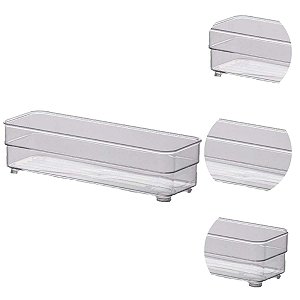 Organizador em Acrílico Diamond 22,5 X 7,5 X 5,2cm