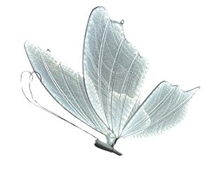 LUMINARIA BORBOLETA LED BRANCO FRIO 60CM