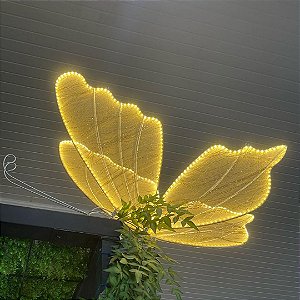 LUMINARIA BORBOLETA DE LED WARM 60CM
