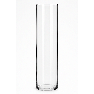 VASO VIDRO CILINDRO LISO PREMIUM 20X70CM TRANSPARENTE