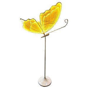 LUMINÁRIA BORBOLETA LED WARM C/ PÉ 60CM 220V