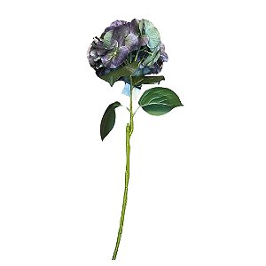 HASTE DE HORTÊNCIA TOQUE REAL ROXO 63CM