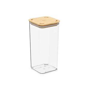 POTE ACRÍLICO HERMÉTICO MODO BAMBU 1,2L