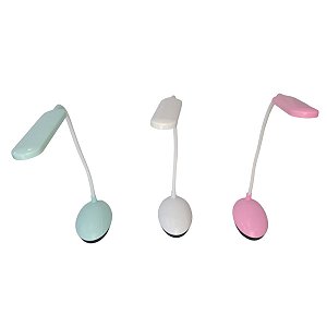 Luminária LED Recarregável Flexível Touch 3 Níveis Luz