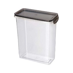PORTA MANTIMENTOS C/ TRAVA RETANGULAR CRISTAL 3L