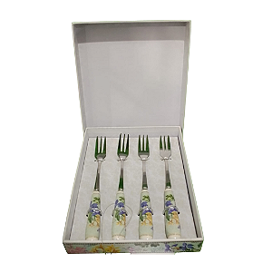 CONJUNTO C/ 4 GARFOS DE SOBREMESA GARDEN SUMMER