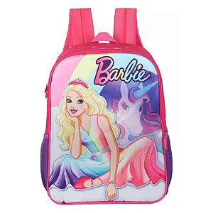 MOCHILA INFANTIL BARBIE UNICORNIO PINK