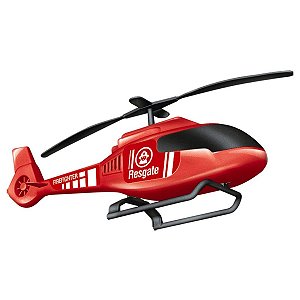 Brinquedo Helicóptero de Bombeiro Vermelho Play Toys