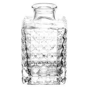 Vaso Decorativo de Vidro Trabalhado Lyor 5x5x9CM