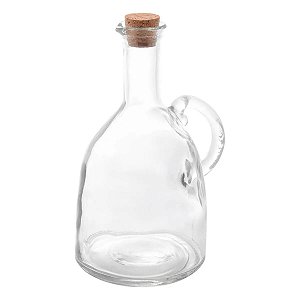 Galheteiro de Vidro com Tampa Rolha 580 ml Lyor 12,5x10x10 cm