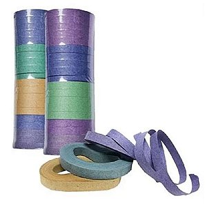 Kit 10 Rolos de Serpentina Cores Sortidas Carnaval