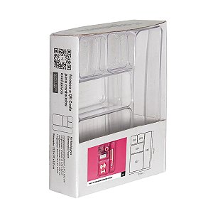 Kit Modulares Diamond 5 Peças 30x22,5x5,2 cm
