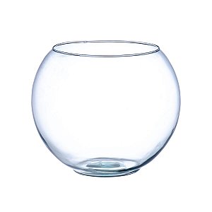 Vaso de Vidro Transparente Aquário N 4 17x21,5 cm