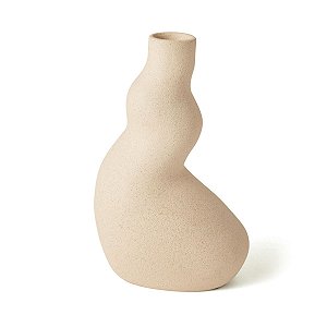 Vaso em Poliresina Formas Areia 19cm