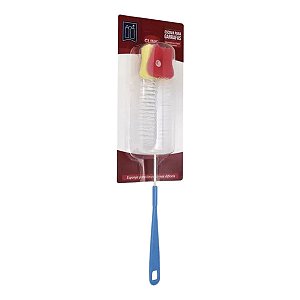 Escova para Garrafas e Mamadeiras Plástica 38cm