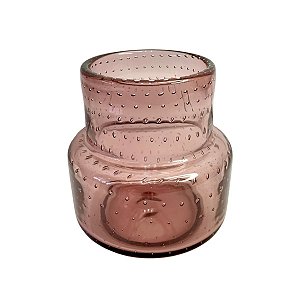 Vaso de Vidro Formas Rose 11X10cm
