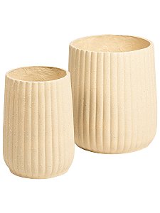 Kit com 2 Vasos Cerâmica