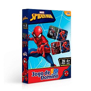 Dominó Spider Man 28 Peças Toyster