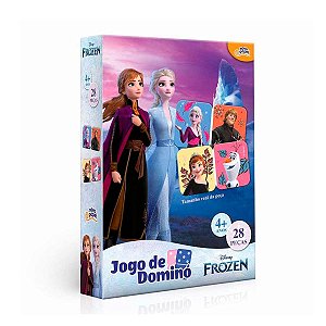 Dominó Frozen 28 Peças Toyster