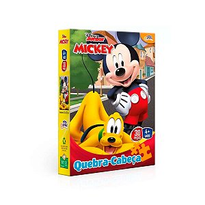Quebra Cabeça Mickey 30 Peças