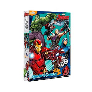 Quebra Cabeça Vingadores 200 Peças