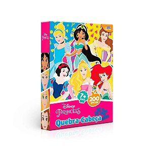 Quebra Cabeça Princesas 200 Peças