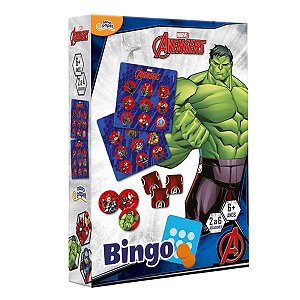 Jogo Bingo Vingadores Infantil Toyster 2 a 6 jogadores