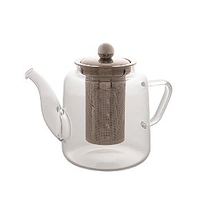 Chaleira de Vidro Borossilicato Resistente A Calor 600ml