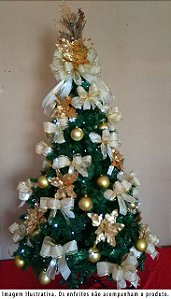 Árvore de Natal Luxo 240cm com 1500 Galhos Pé de Ferro