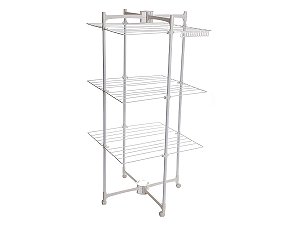 Varal Vertical com Rodas 56X120X57,5cm Branco