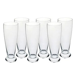 Jogo 6 Copos Cerveja Pilsner em Cristal Ecológico