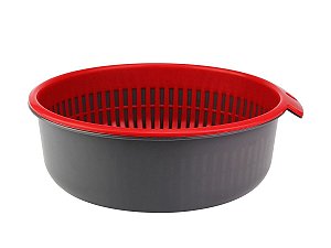 Escorredor Duplo Plástico 2,5 Litros - 8,5 X 24 X 25,5cm