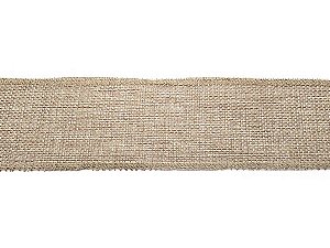 Fita Decorativa Aramada 6,3cmx9,14cm Juta Natural