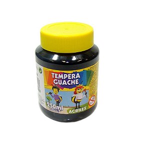 Tinta Guache 250ml Preto