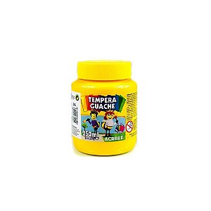 Tinta Guache 250ml Amarelo