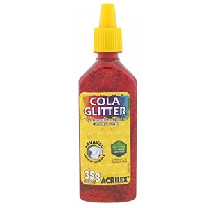 Cola Glitter Vermelho 23G Unidade
