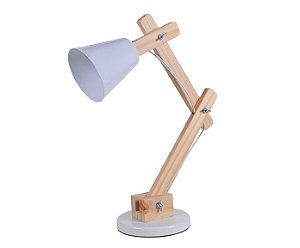 Luminária de Mesa Pixar Bivolt 22X27cm Cinza