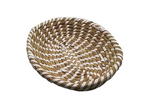 Travessa Oval em Palha Pequena - 23 X 18cm