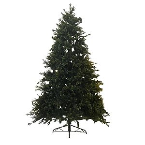ARVORE DE NATAL C/ LED EMBUTIDO 1,8MTS C/380LEDS WARM PE DE FERRO