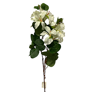 HASTE DE LIRIO ASIATICO/ PATA DE VACA BRANCO 10F 90CM