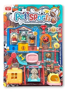 BRINQUEDO PET SHOP SPORTS 20 PÇS