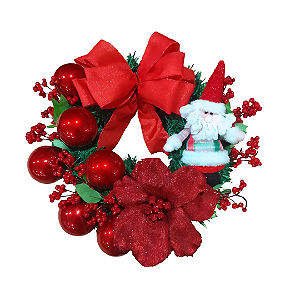KIT GUIRLANDA FAÇA VOCÊ MESMO VERMELHO 45CM