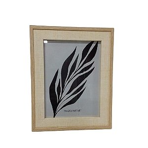 PORTA RETRATO DE MDF CREME 20X15CM