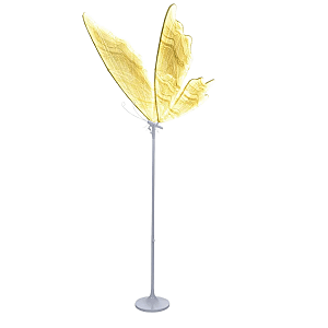 LUMINARIA BORBOLETA LED WARM C/PÉ 100CM 220V